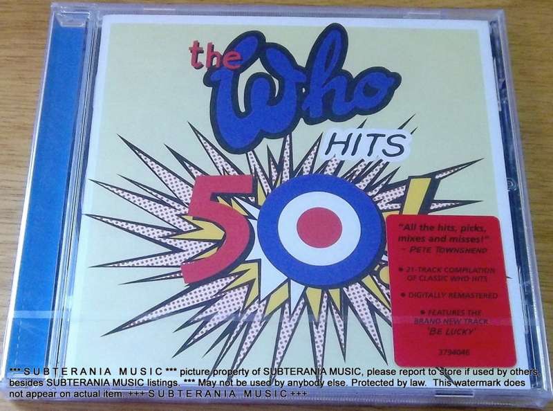 THE WHO  50 Hits Single CD version  [sealed]