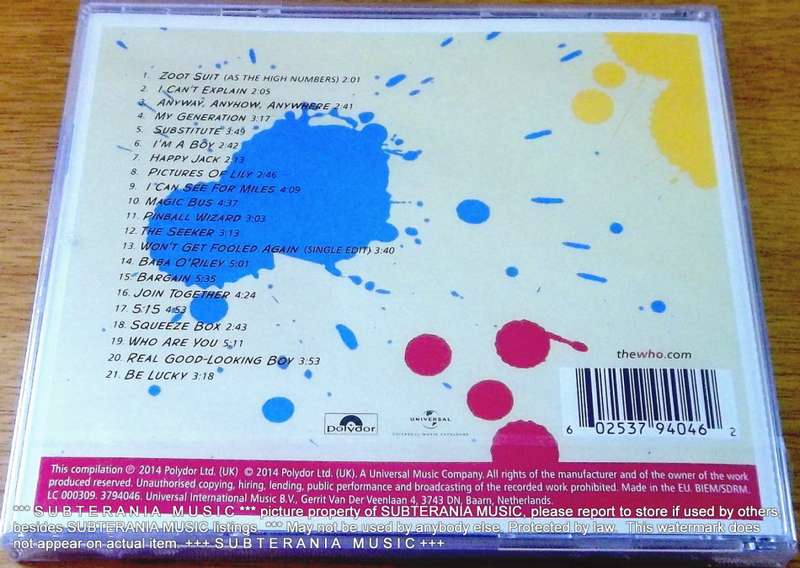 THE WHO  50 Hits Single CD version  [sealed]