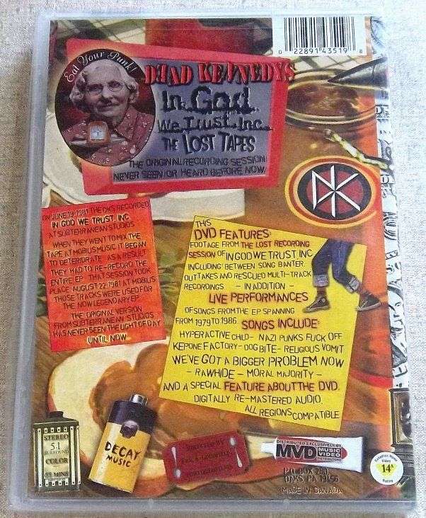 DEAD KENNEDYS In God We Trust, Inc. The Lost Tapes