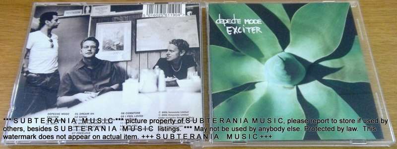 DEPECHE MODE Exciter South African release CD