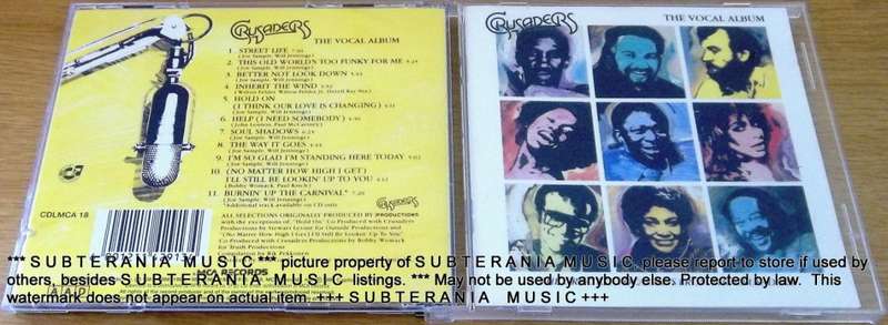 THE CRUSADERS  The Vocal Album Greatest Hits  [Situated on Shelf G Box 7]