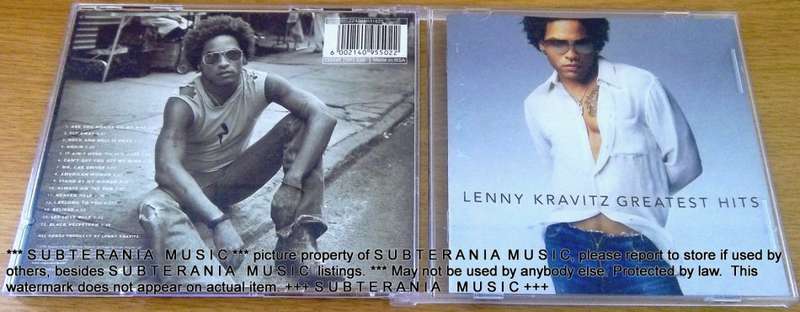 LENNY KRAVITZ Greatest Hits  [Situated on Shelf G Box 7]