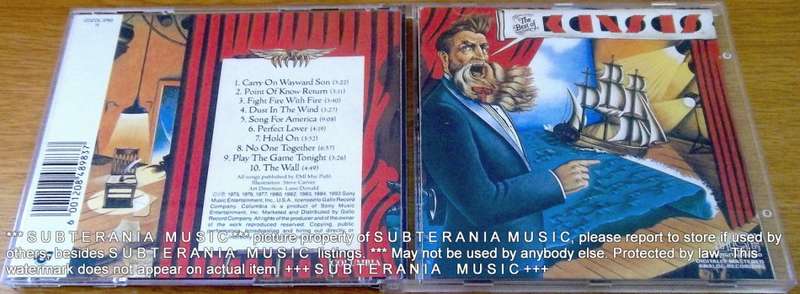 KANSAS The Best of Kansas   [Situated on Shelf G Box 8 + main stock room]