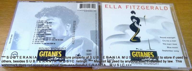 ELLA FITZGERALD Gitanes Jazz Round Midnight  [Situated on Shelf G Box 3]