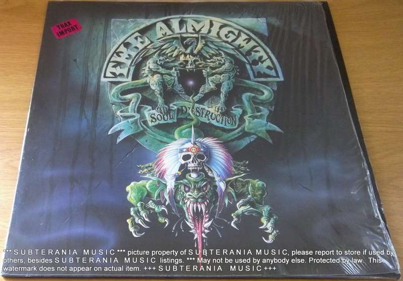 THE ALMIGHTY  Soul Destruction  Vinyl LP