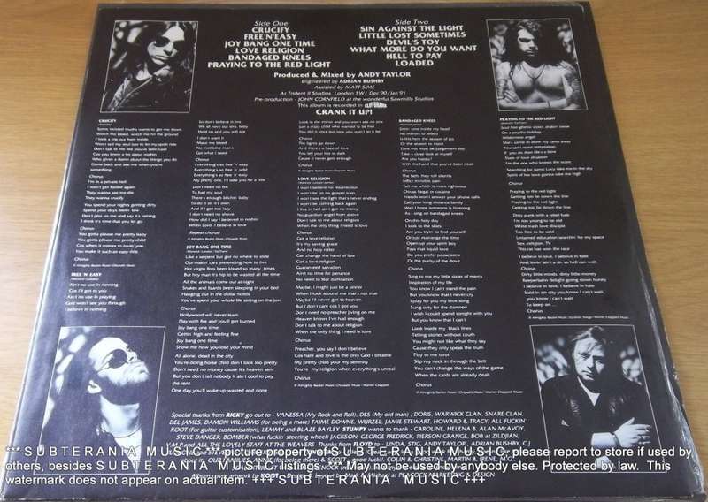 THE ALMIGHTY  Soul Destruction  Vinyl LP