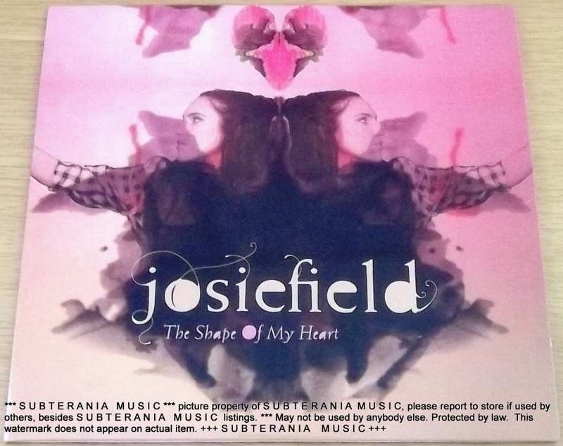 JOSIE FIELD The Shape of my Heart promo cardsleeve CD