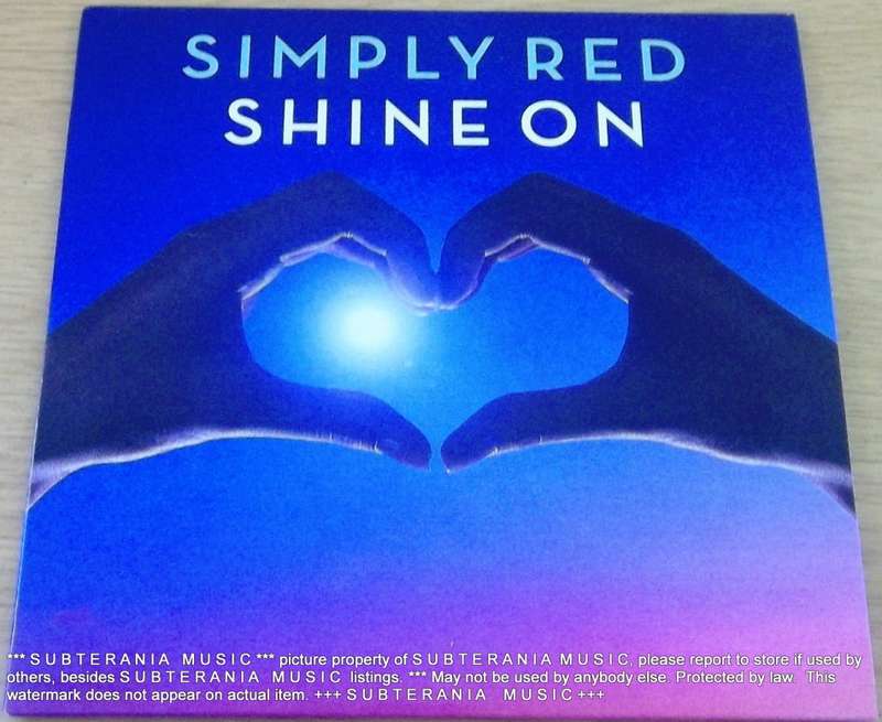 SIMPLY RED Shine On promo cardsleeve CD