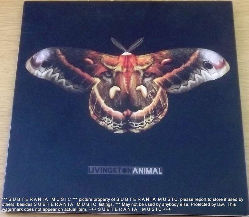 LIVINGSTON ANIMAL promo card sleeve CD