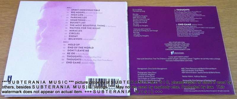 NELLY FURTADO The Spirit Indestructible Double CD
