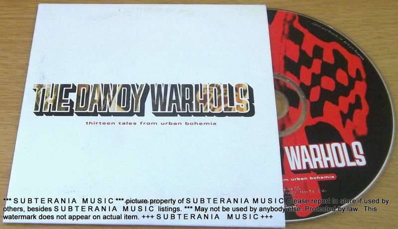 THE DANDY WARHOLS Thirteen Tales from Urban Bohemia Advance Album CD Cardsleeve