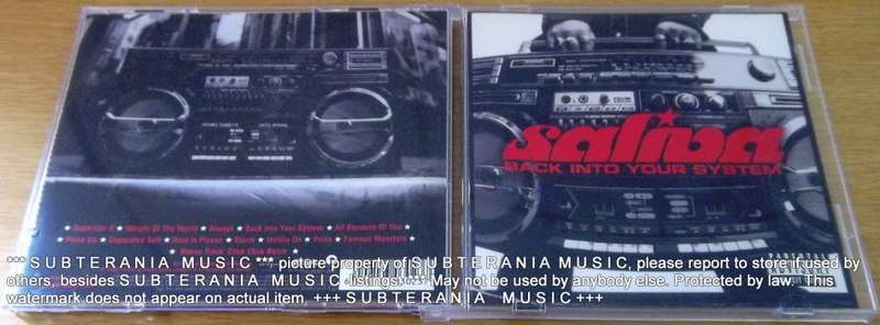 SALIVA Back Into your System SA Press  [SHELF G BOX 10]