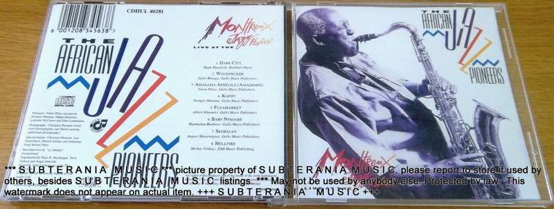 THE AFRICAN JAZZ PIONEERS Live at the Montreux JazzFestival [Shelf G box 10]