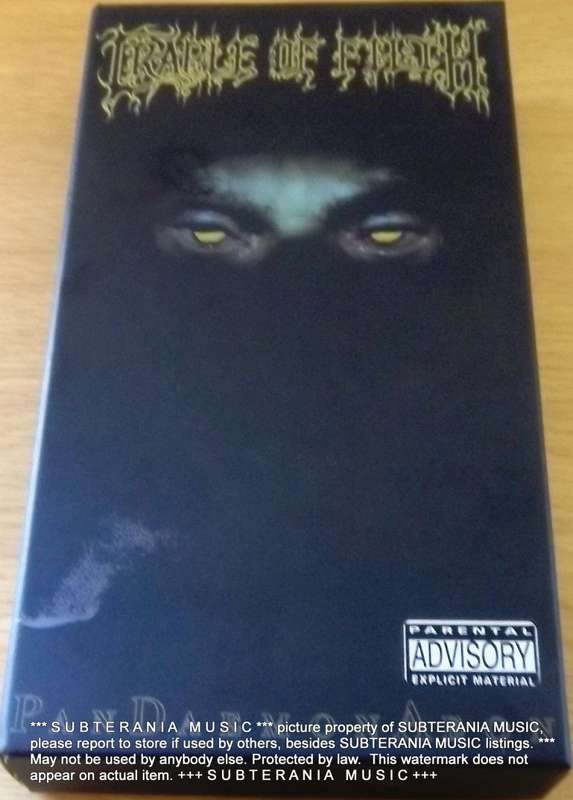 CRADLE OF FILTH Pandaemonaeon Clam Box  VHS Video Cassette