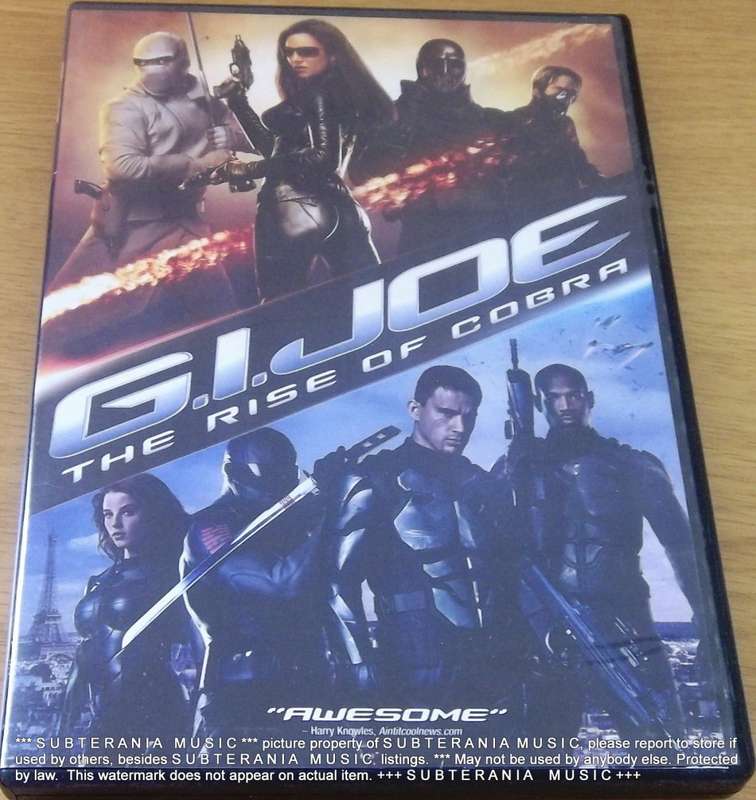 G.I.JOE THE RISE OF THE COBRA DVD Tatum Channing