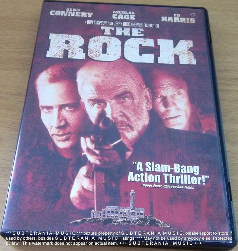 THE ROCK DVD Sean Connery Nicholas Cage