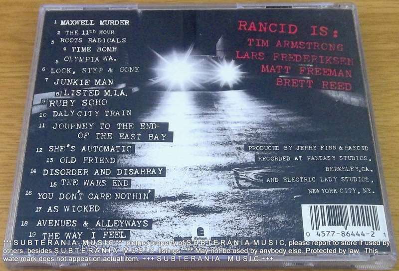 RANCID ... And Out Came the Wolves