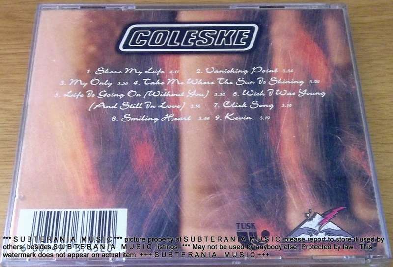 COLESKE Coleske CD