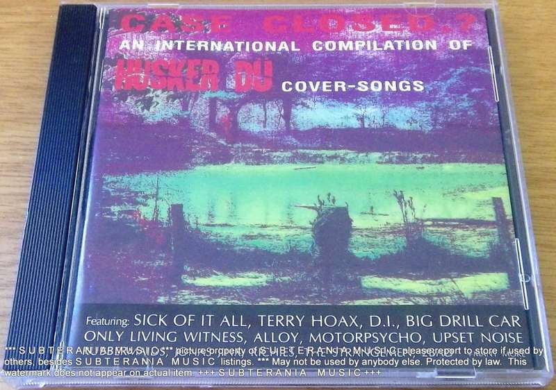 HUSKER DU TRIBUTE Case Closed Tribute to Husker Du CD