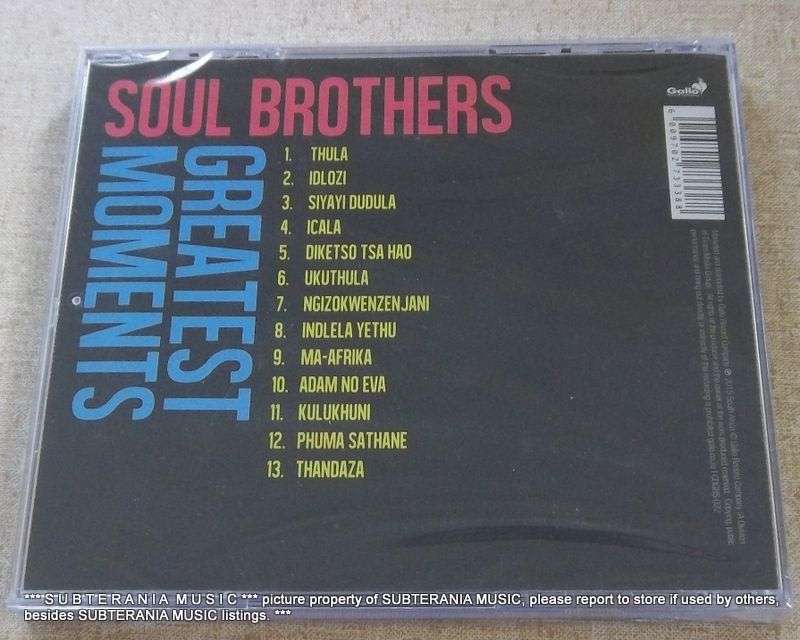 SOUL BROTHERS Greatest Moments CD