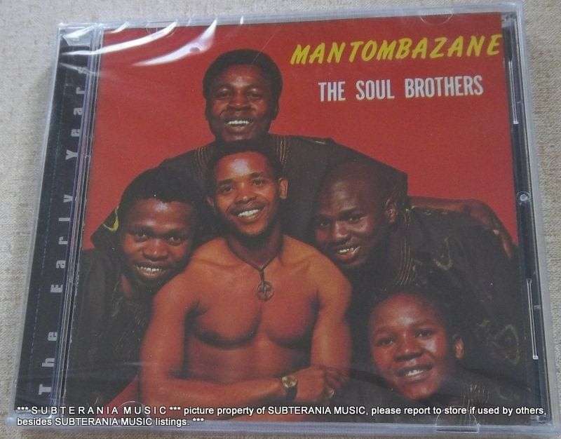 SOUL BROTHERS Mantombazane  The Early Years CD