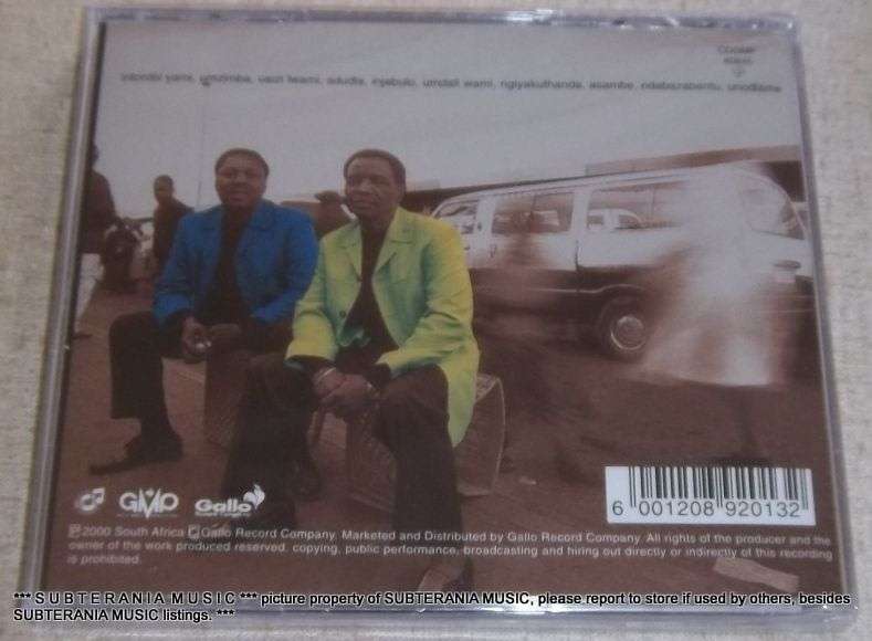 SOUL BROTHERS Intombi Yami CD