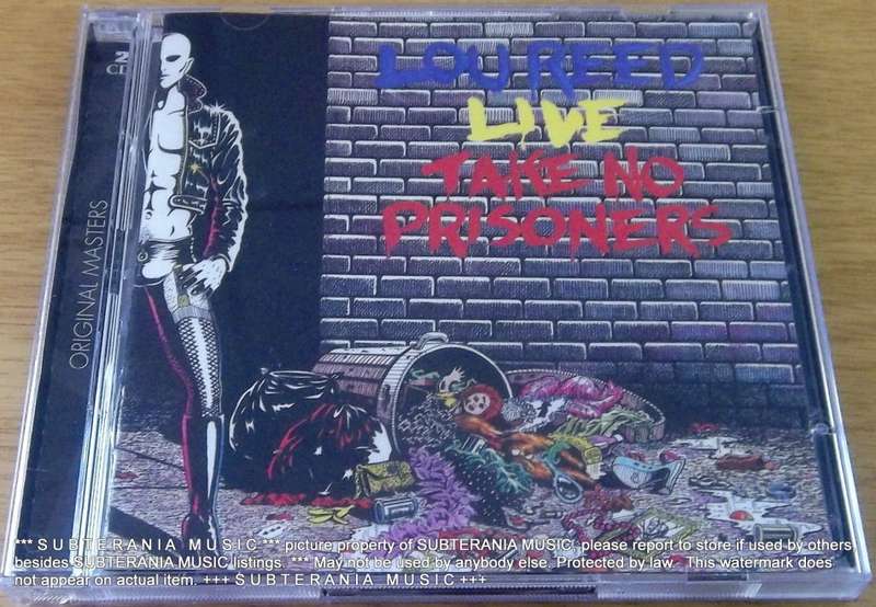 LOU REED Live Take No Prisoners 2xCD