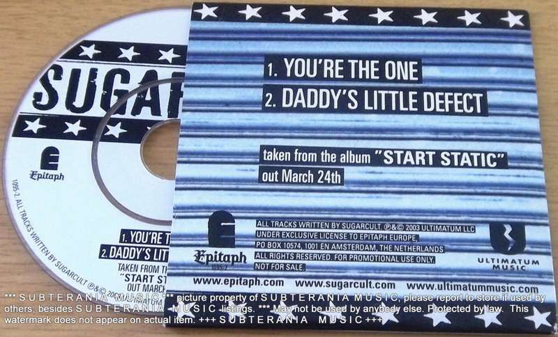 PROMO CD - SUGARCULT You`re The One Mini Promo CD