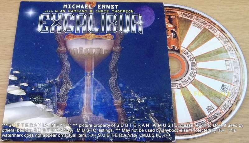 PROMO CD - MICHAEL ERNST with ALAN PARSONS & CHRIS THOMPSON Excalibur