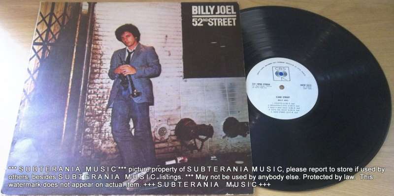 BILLY JOEL 52nd Street Vinyl LP