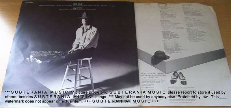 ERIC CARMEN Change of Heart Vinyl LP