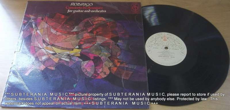 RODRIGO Conciertto de Aranjuez for guitar and orchstra Vinyl LP