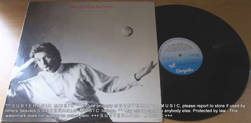HUEY LEWIS AND THE NEWS Small World Vinyl LP Record