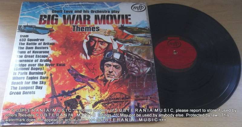 BIG WAR MOVIE THEMES Vinyl LP