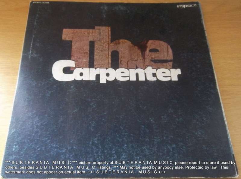 THE CARPENTER Christian Movie Soundtrack Vinyl LP