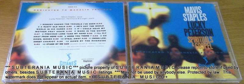 MAVIS STAPLES LUCKY PETERSON Spirituals & Gospel  [Shelf G Box 12]