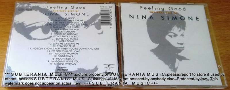 NINA SIMONE Feeling Good The Best     [Shelf G Box 12]