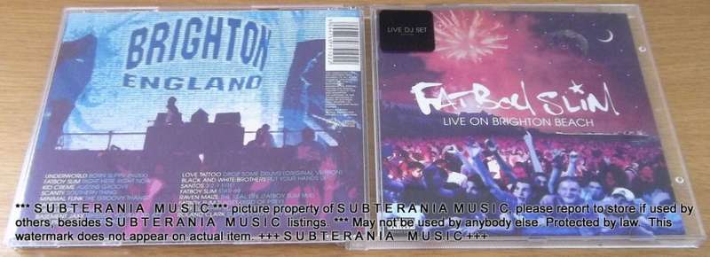 FAT BOY SLIM Live on Brighton Beach  [Shelf G Box 12]