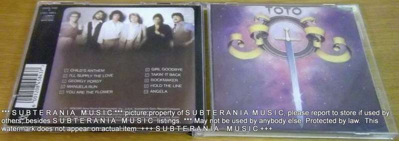 TOTO Toto  includes `Hold the Line`    [Shelf G  X 13]