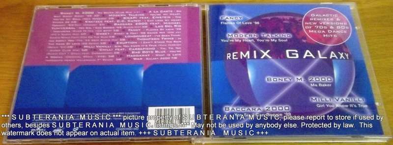 REMIX GALAXY Fancy Modern Talking  Milli Vanilli  [Shelf G  X 13]