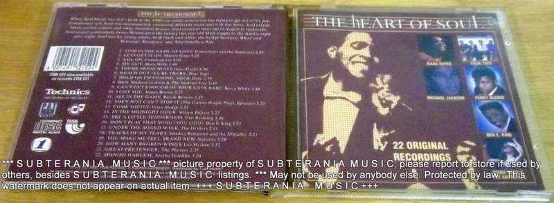 THE HEART OF SOUL 22 Original Recordings  [SHELF G BOX 2]