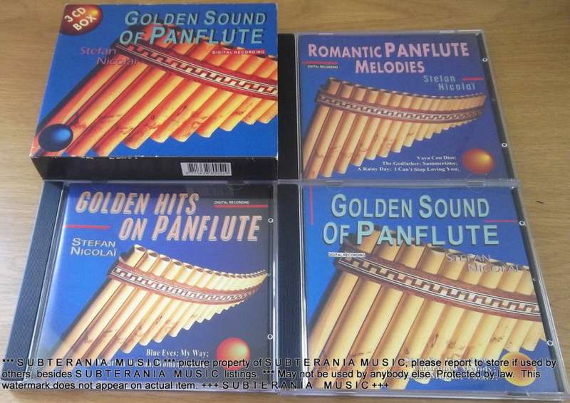 GOLDEN SOUND OF PANFLUTE 3 CD Box Set  [Shelf  G  X 13]