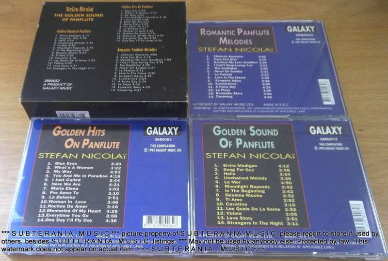GOLDEN SOUND OF PANFLUTE 3 CD Box Set  [Shelf  G  X 13]