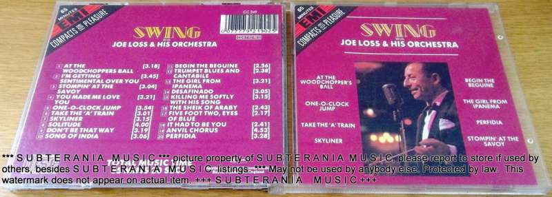 JOE LOSS AND HIS ORCHESTRA Swing  [Shelf  G  X 13]