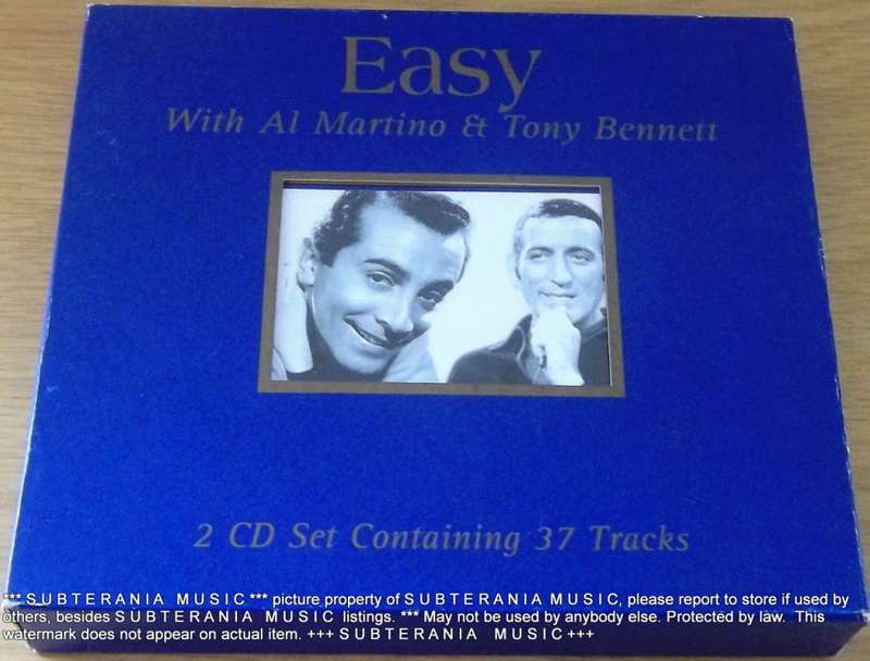 EASY with Al Martino & Tony Bennett 2 CD Set  [Shelf G Box 14]