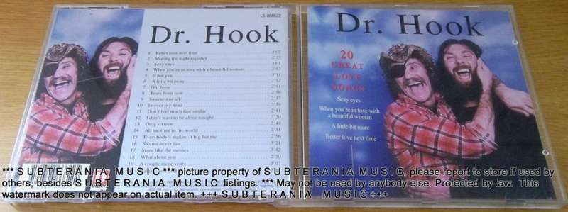 DR HOOK 20 Great Love Songs  [Shelf G Box 14]