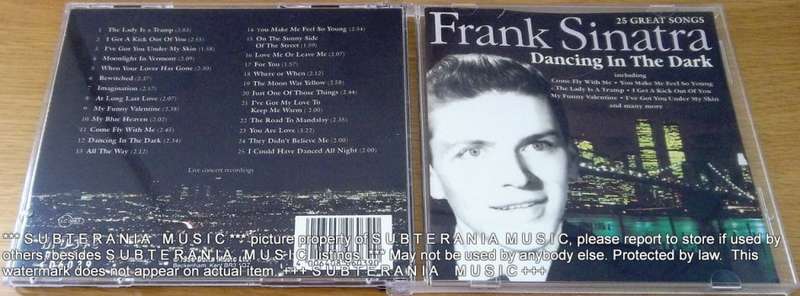FRANK SINATRA Dancing in the Dark  [Shelf G Box 14]