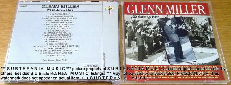 GLENN MILLER 20 Greatest Hits    [Shelf G Box 14]