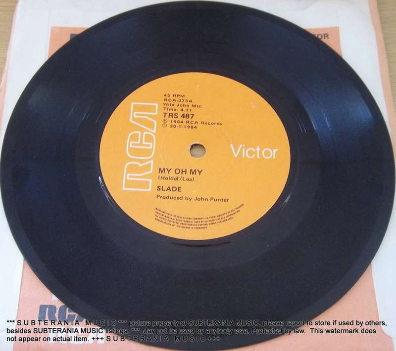 7` Vinyl Single SLADE My Oh My