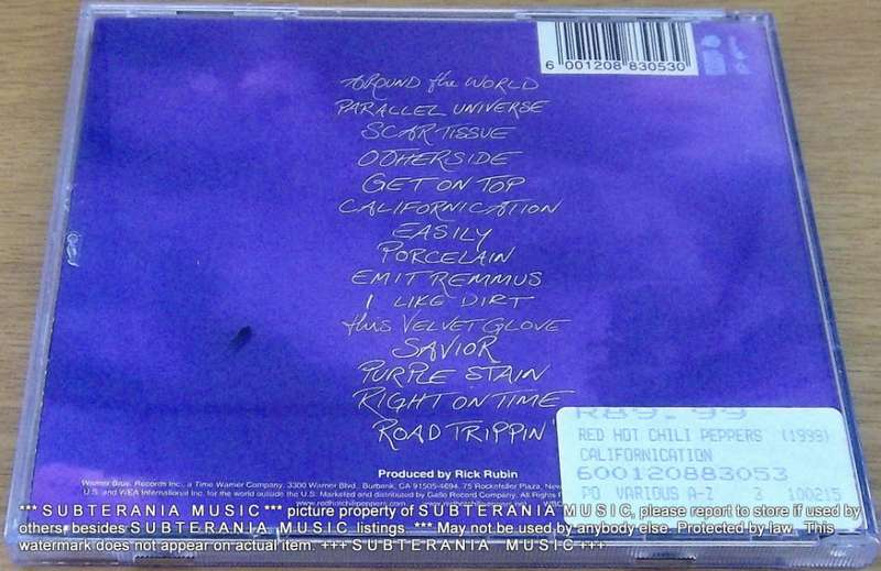 RED HOT CHILI PEPPERS Californification [Shelf G Box 15]